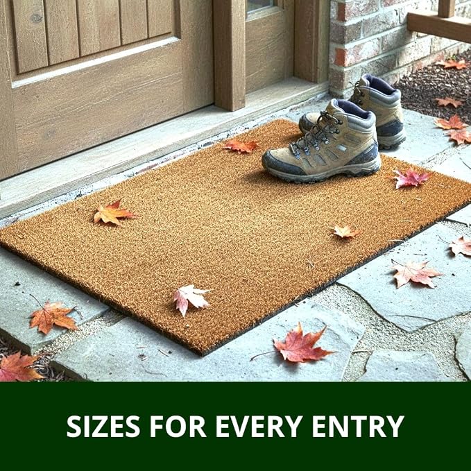Ecomills Coco Coir Doormat, 24 x 36 in, Vinyl Backing - Image 3