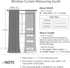 MYSKY HOME Linen Curtains for Sliding Door, Farmhouse Semi Sheer Ceiling - Image 3