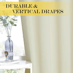 NICETOWN Blackout Curtains 72 inches Long, Grommet Privacy Window Treatment - Image 4