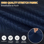 XINEAGE Large Couch Cushion Covers Seat Cushion Cover Thick Stretch Sofa - Image 4