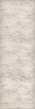 3x8 Washable Runner Rug：Modern Abstract Soft Carpet Brown Beige | by FXRHLP