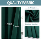 ChrisDowa Blackout Curtains for Bedroom and Living Room 80 Inches Long | 2 - Image 3