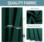 ChrisDowa Blackout Curtains for Bedroom and Living Room 72 Inches Long | 2 - Image 3