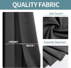ChrisDowa Blackout Curtains for Bedroom and Living Room 78 Inches Long | 2 - Image 3