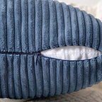 MIULEE Dusty Blue Decorative Euro Sham Pillow Covers 24x24 Inch 2 Pack | - Image 6
