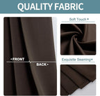 ChrisDowa Blackout Curtains for Bedroom and Living Room 72 Inches Long | 2 - Image 3