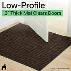 GORILLA GRIP Waterproof Traffic Guard Door Mat, Indoor Outdoor Heavy Duty - Image 9
