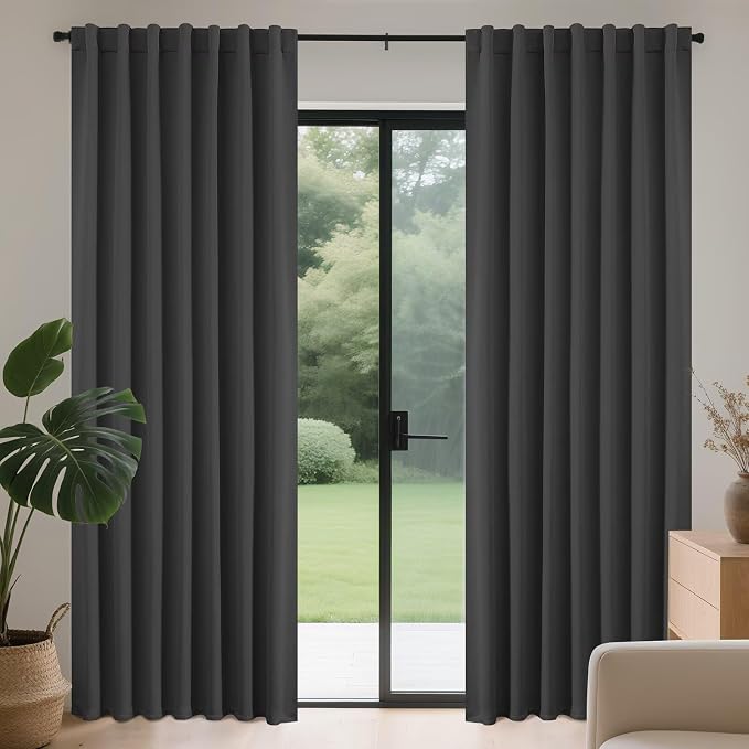 Joydeco 96 Inch Blackout Curtains by JOYDECO