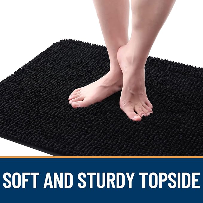 OLANLY Dog Door Mat for Muddy Paws 47x20, Super Absorbent Chenille Mud Mat | - Image 4