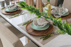 RECUTMS 2pcs Artificial Hanging Boston Ferns Garland Fake Hanging Plant 6 FT Greenery Leaves Ivy Garland Faux Ferns Fake Vines for Outdoor Indoor Home Garden Decoration Party Table Wall Decoration
