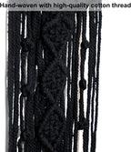 MOONFLY Black Moon Dream Catcher with Handmade Crystal Stone Design Woven Cotton Dream Catchers Boho Macrame Wall Hanging Home Decoration Ornament Craft Gift (Black Crystal Stone Moon)