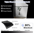 Simplebrand Ava Pink Blackout Curtains - Image 2