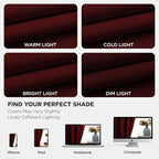 Joydeco Blackout Curtains for Bedroom 63 Inch Drapes 2 Panels Burgundy | - Image 6