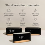 Loftie Alarm Clock with Sound Machine – Smart Alarm Clock with Light, White Noise, Bluetooth Speaker, Night Light Sound Machine, 100+ Sounds, Blackout Mode, No WiFi Mode, Optional Subscription -Coffee