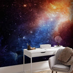 artgeist Wall Mural Cosmos Galaxy 193x138 in - XXL Peel and Stick Self-Adhesive Wallpaper Removable Large Sticker Foil Wall Decor Print Picture Image Design f-B-0057-a-a