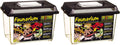 Exo Terra Faunarium, Plastic Reptile Terrarium, Small, PT2255 (Pack of 2)