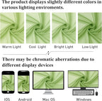 Lime Sheer Curtains 96 Inches Long 2 Panels, Dual Rod Pockets Living Room Decor - Image 4