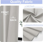 Simplebrand Ava Natural Short Blackout Curtains - Image 3