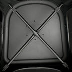 Amazon Basics Metal Dining Chairs, Matte Black, 1 Count (Pack of 4)