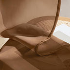 MIULEE Dark Brown Sheer Curtains 72 Inches Long 4 Panels 42 x 72 Inches | Light - Image 7