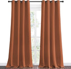 NICETOWN Halloween Burnt Orange Blackout Curtains - Image 2