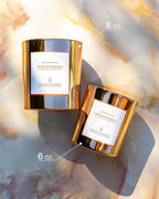 Benevolence LA Fresh Persimmon Wood Wick Candles | Soy Scented Candles for Home | Gifts for Women and Men | Home Fragrance | Aromatherapy | Shelf Decor, Bathroom Freshener | 8oz, 45 Hour Burn