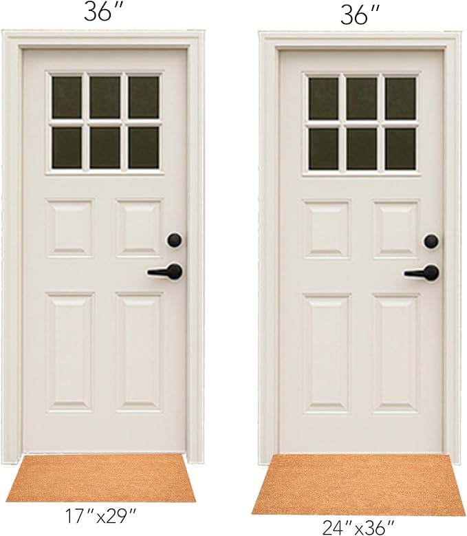 Calloway Mills 152982436K Brown Border 24" x 36" Monogram Doormat - Image 7