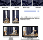 Simplebrand Ava Navy Blue Short 30 Inches Blackout Curtain 2 Panels Set - Image 9