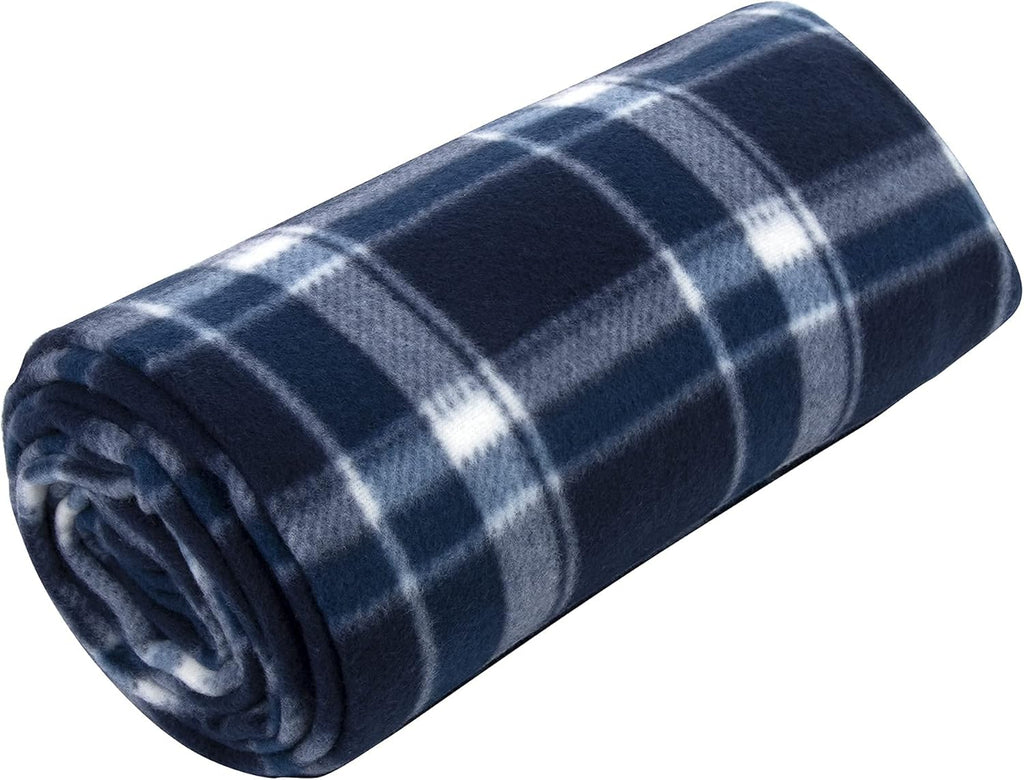 50x60 Throw Blankets, Plaid Fleece Throw Blankets for Bedroom, Couch, Livingroom, Chair, Pets, Outdoors