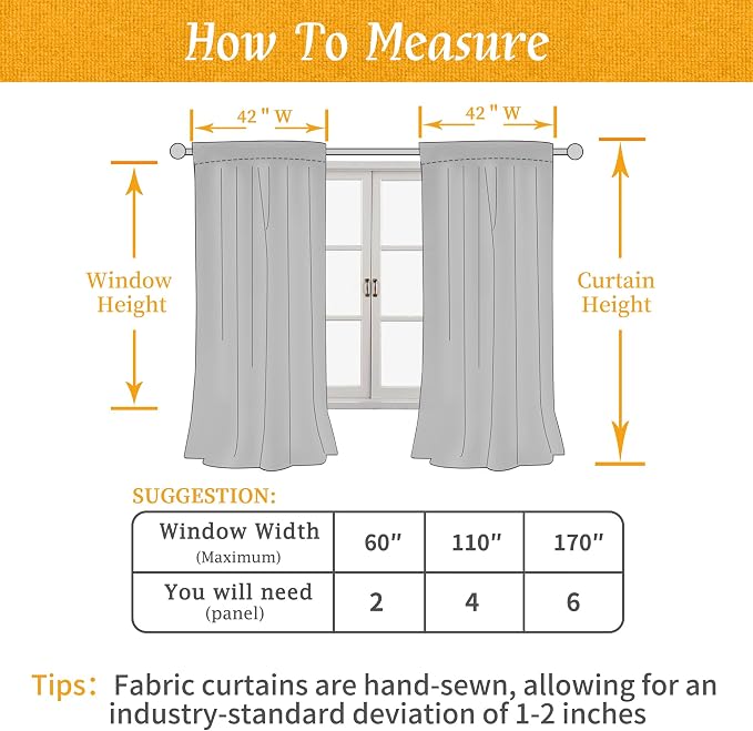Light Filtering Ivory White Linen Curtains 45 Inches Long - Image 8