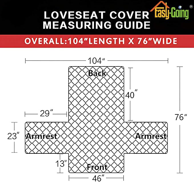 Easy-Going Reversible Couch Cover, 2 Cushion Sofa, Chocolate/Ivory | Loveseat - Image 6
