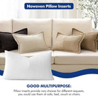 MIULEE Pillow Insert 22x32 Inch Decorative Rectangle Throw Pillow Inserts | - Image 4