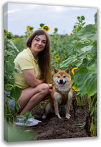 Custom Canvas Prints with Your Photos Custom Wall Art Personalized Canvas Pictures for Pet/Family Gifts for Mom/Men/Women (24'' W x 30'' H)