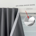 Stick On Blackout Curtains No Drill Required Self Adhesive Window Coverings - Image 7