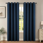 Joydeco Blackout Curtains 72 Inch Length 2 Panels Set, Thermal Insulated Long by JOYDECO