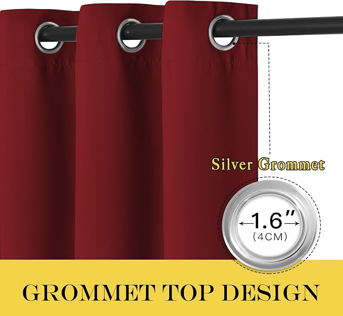 NICETOWN Blackout Curtains 84 Inch Length, Thermal Insulated Curtains - Image 6