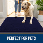 OLANLY Dog Door Mat for Muddy Paws 59x20, Super Absorbent Chenille Mud Mat | - Image 6