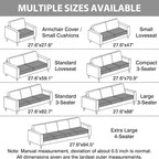 Fixwal Waterproof Flannel Dog Couch Cover, 27.6" x 47", Light Gray | Integrated - Image 2