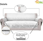 Easy-Going Reversible Couch Cover, 3 Cushion Sofa, Water Resistant Furniture Mat - Image 3