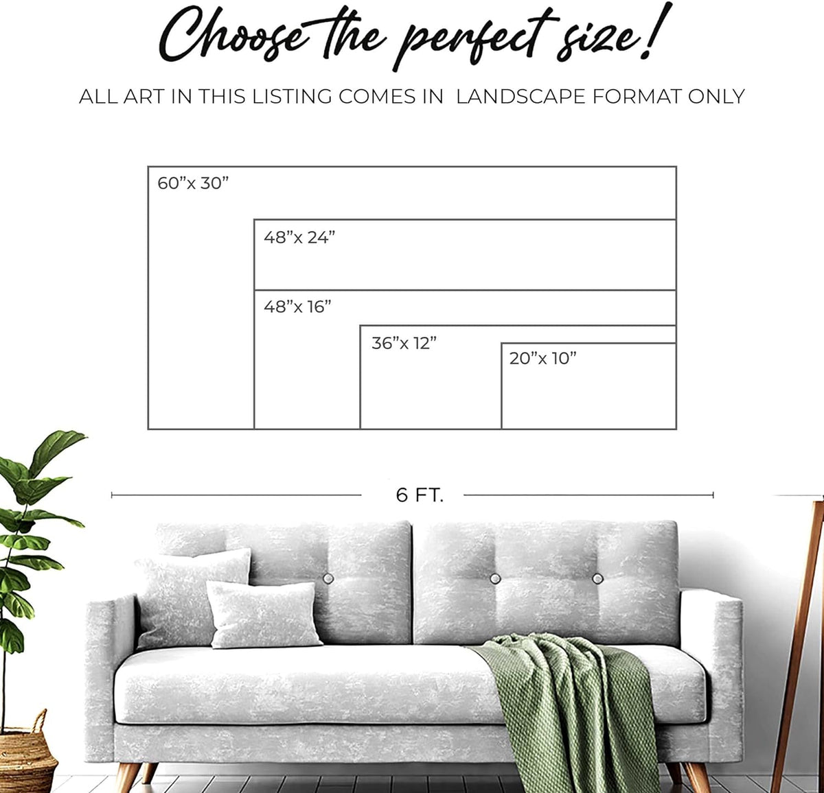 Tailored Canvases Gothic Family Wall Decor - Personalized Grunge Vintage Skeleton Room Decor for Home, Halloween Lovers, Men & Women for Bedroom, Living Room - Custom Couple Name, White Print, 48"x24"