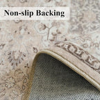 Washable 2x5 Hallway Runner Rug: Vintage Water Resistant Kitchen Entryway Rug - Image 5