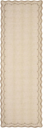 GarveeHome 2.5x8 Scalloped Washable Runner Rug Non Slip Hallway Kitchen Rug | - Image 5