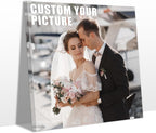 Personalized Custom Canvas Prints with Your Photos, Customized Picture Print, Transform Own Images Into Framed Wall Art Digitally Printed Photo to Canvas, Keepsakes Gifts for Family Home 8x8’’