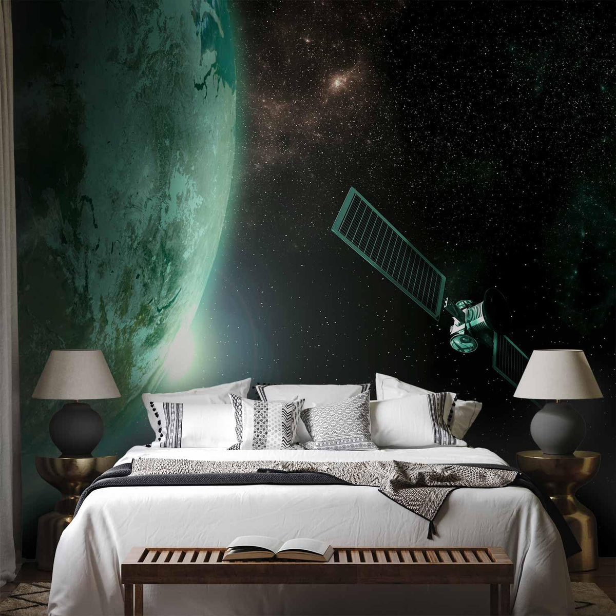 artgeist Wall Mural Cosmos Galaxy 193x138 in - XXL Peel and Stick Self-Adhesive Wallpaper Removable Large Sticker Foil Wall Decor Print Picture Image Design n-B-0007-a-b