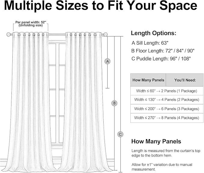 Olive Green Curtains 120 Inch Long 2 Panels Set - Image 9