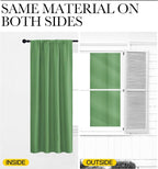 NICETOWN Window Curtains for Bedroom, Froest Green, 2 Panels, W42 x L48 -Inch - Image 5