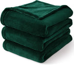BEDELITE Fleece Blanket Soft Plush King Bed Blanket Forest Green 108"x90" | - Image 7