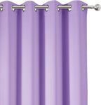 Lavender Blackout Curtains 38 x 63 Inch Length/Set of 2 Curtain Panels/Thermal - Image 7
