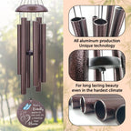Sympathy Wind Chimes, Personalized Butterfly Wind Chimes for Loss of Loved One, Commemorative Sympathy Gifts for Funeral, in Memory of Dad/Mom/Husband/Wife