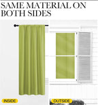 NICETOWN RV Blackout Curtains for Camper Windows, Fresh Green, Kitchen Curtains - Image 5